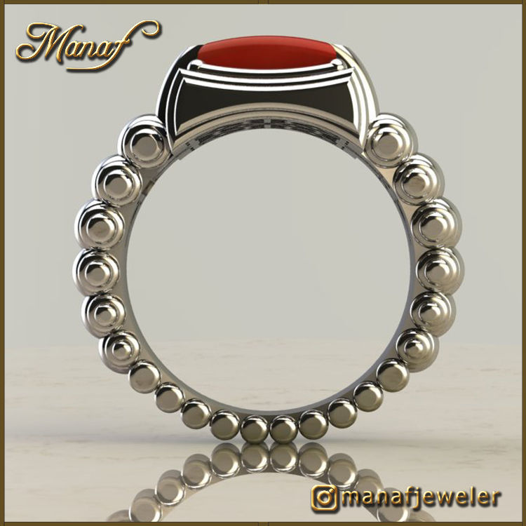 Mens ring STL 3D print model_5