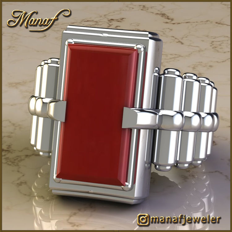 Mens ring STL 3D print model_9