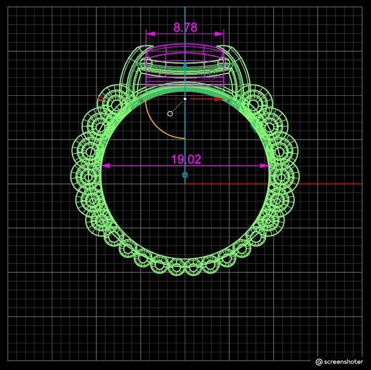 Mens ring STL 3D print model_10