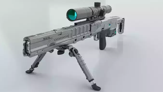 sniper rifle - sci fi