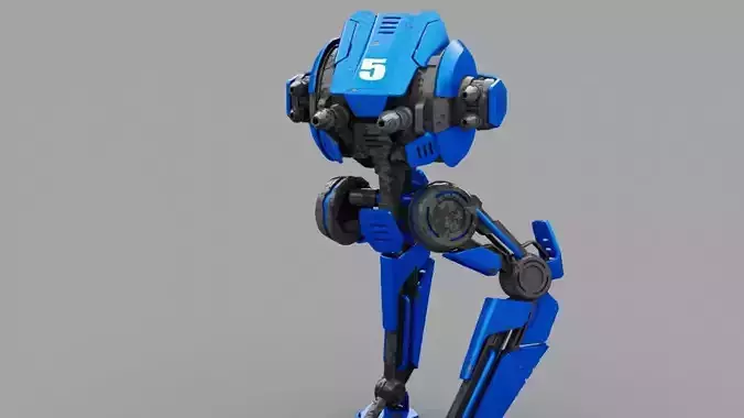 Battle Droid ZERA   rigged character