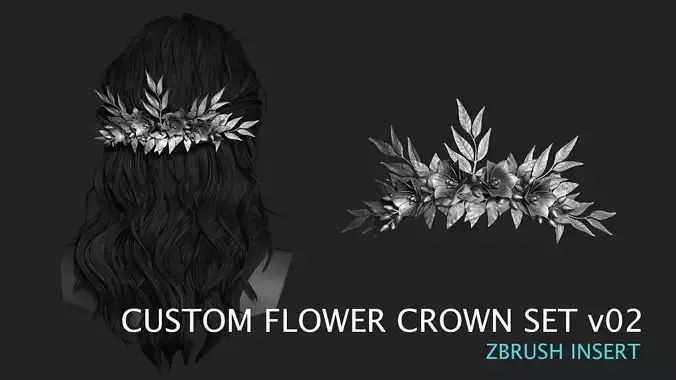 Flower Crown Insert Brush Set