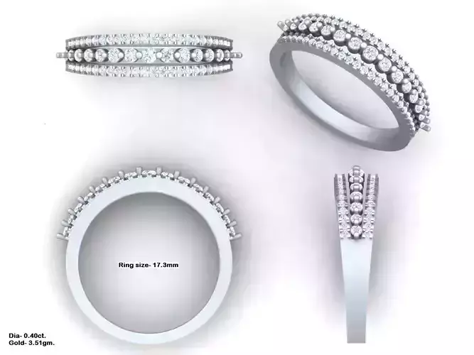 H stern luxury diamond ring