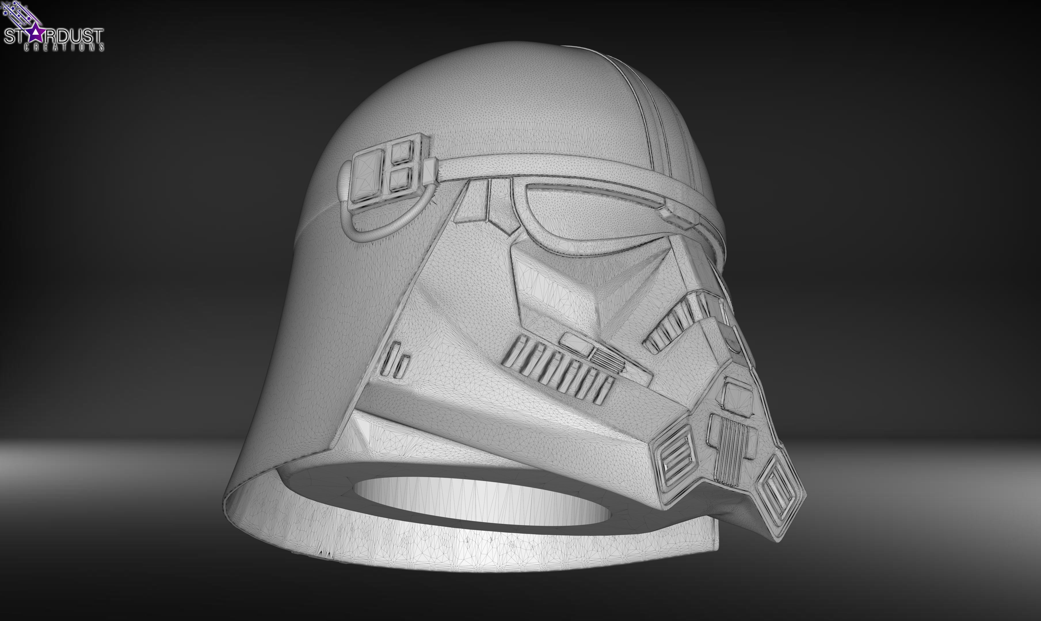 Purge trooper helmet phase 2 for 1 12 black series figure 3D print model_4