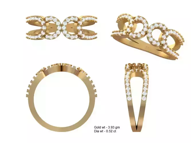 H stern luxury diamond ring