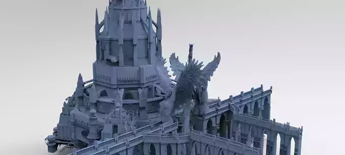 KING ARTHURS CAMELOT Tower 5 3D model