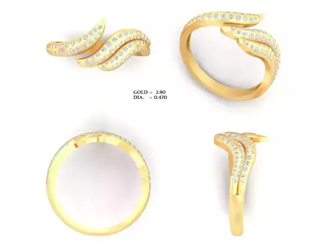 H stern luxury diamond ring