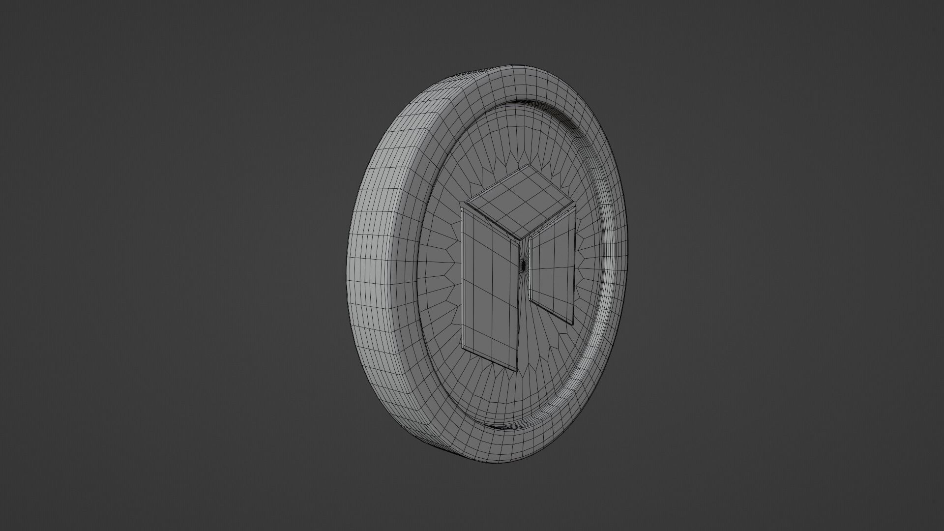 Neo Coin Low-poly 3D model_4
