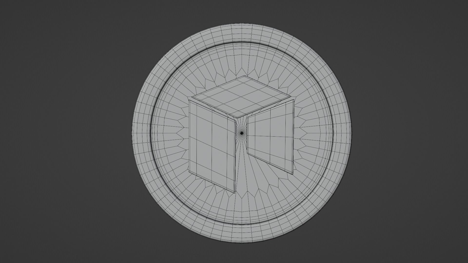 Neo Coin Low-poly 3D model_2