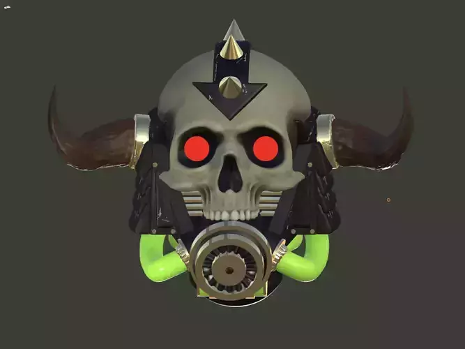 Viking space marine helmet Free 3D print model