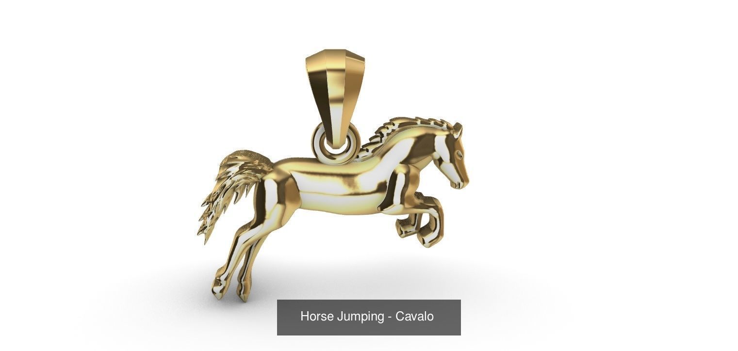 Equestrianism horsemanship and Horse - Hipismo 3D Model Collection_13