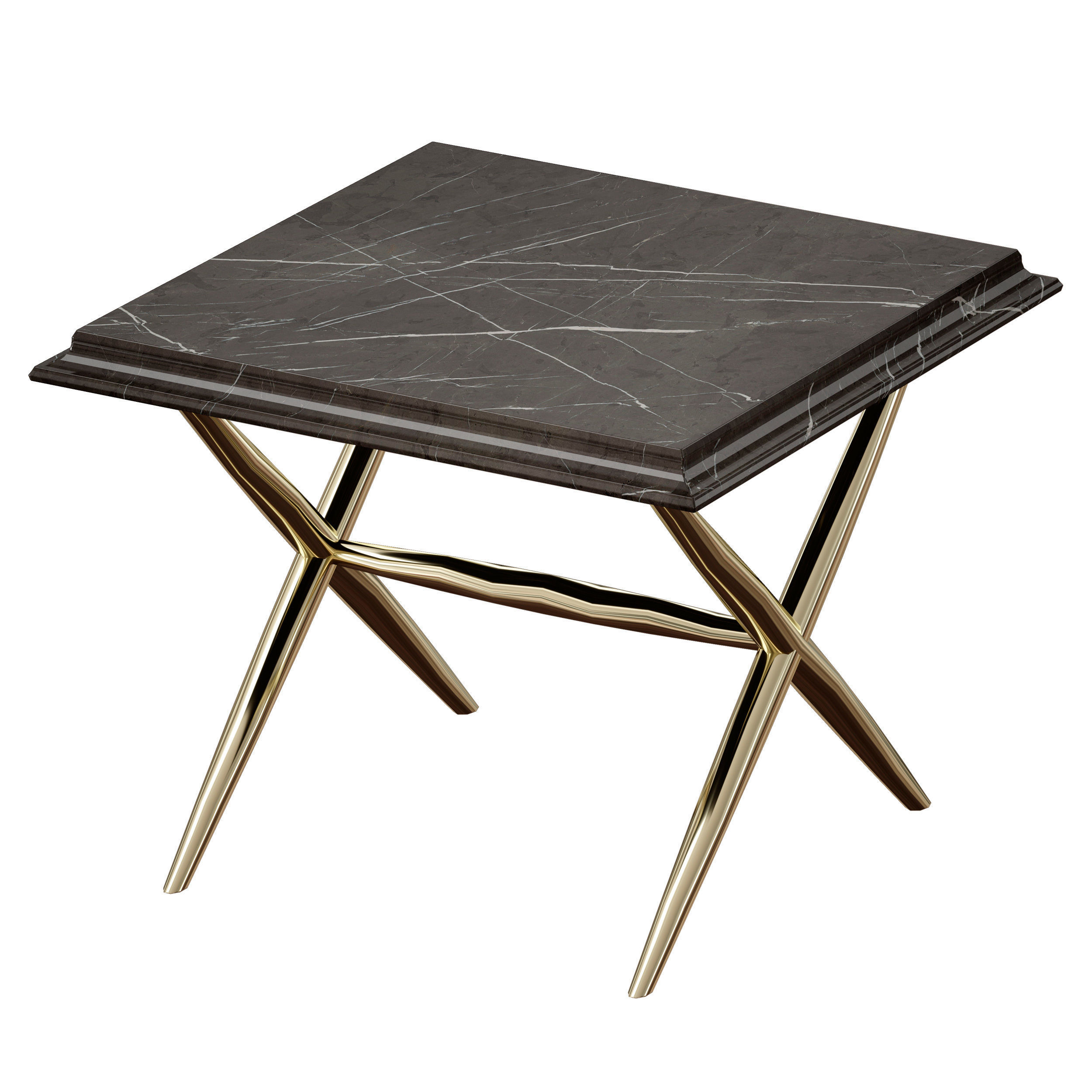 Coffee Side End table Elegante Marble Enza Home 3D model_7