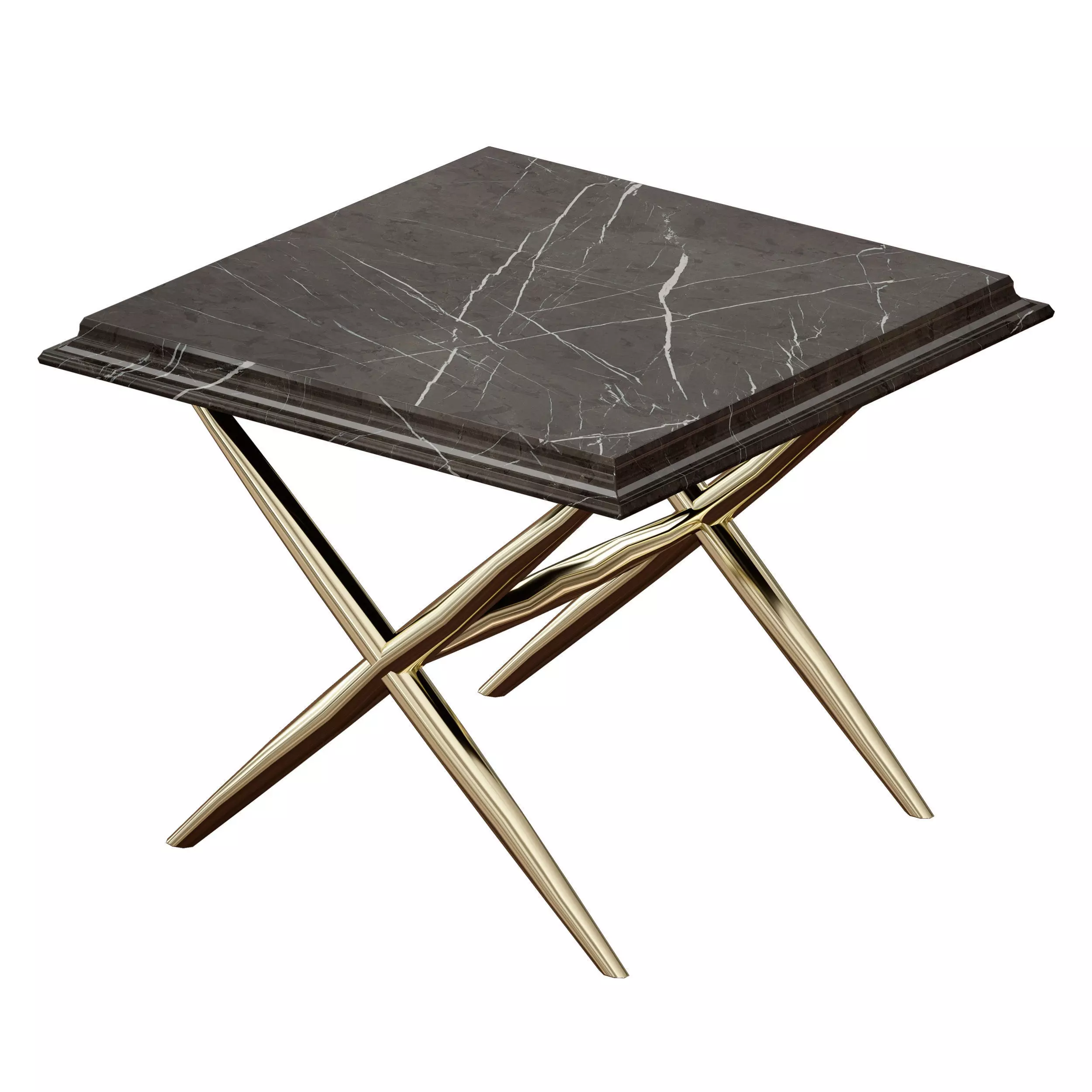 Coffee Side End table Elegante Marble Enza Home 3D model_0
