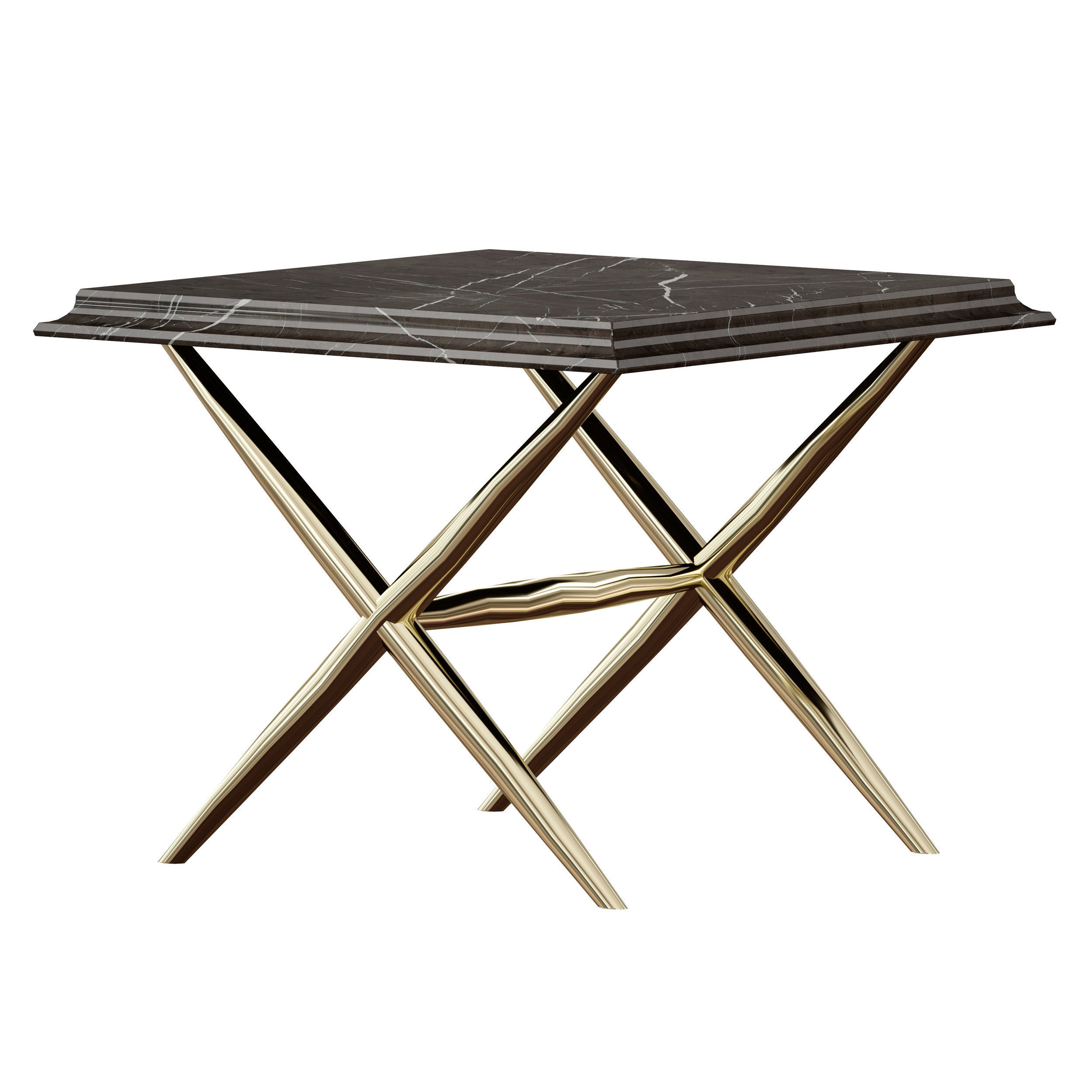 Coffee Side End table Elegante Marble Enza Home 3D model_1