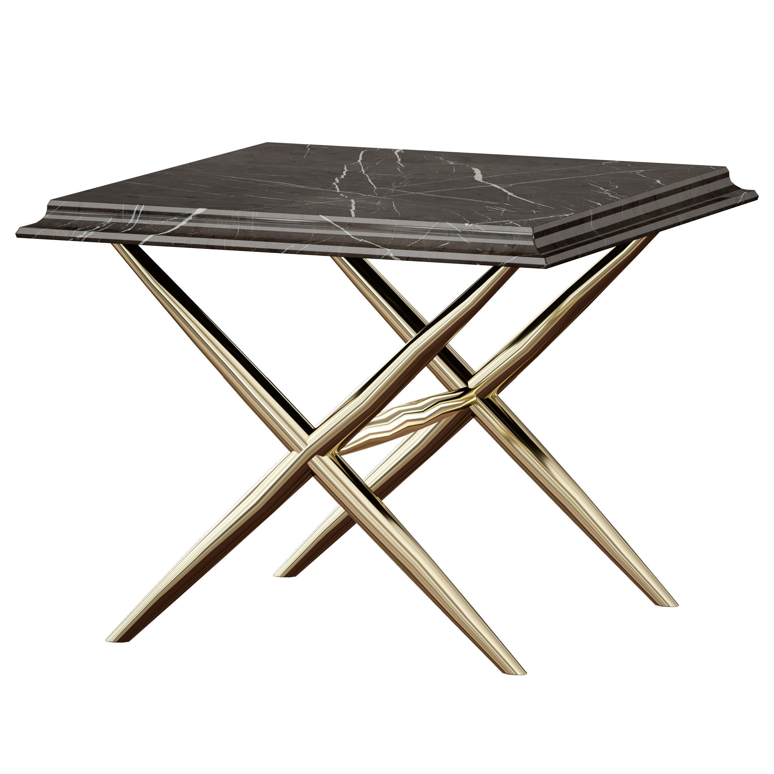 Coffee Side End table Elegante Marble Enza Home 3D model_5