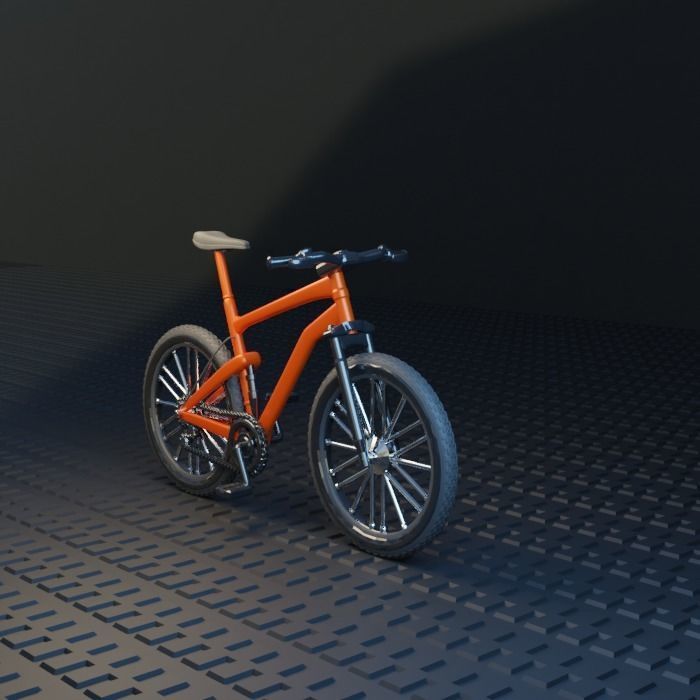 Mountain Bike Miniature 3D model 3D printable | CGTrader