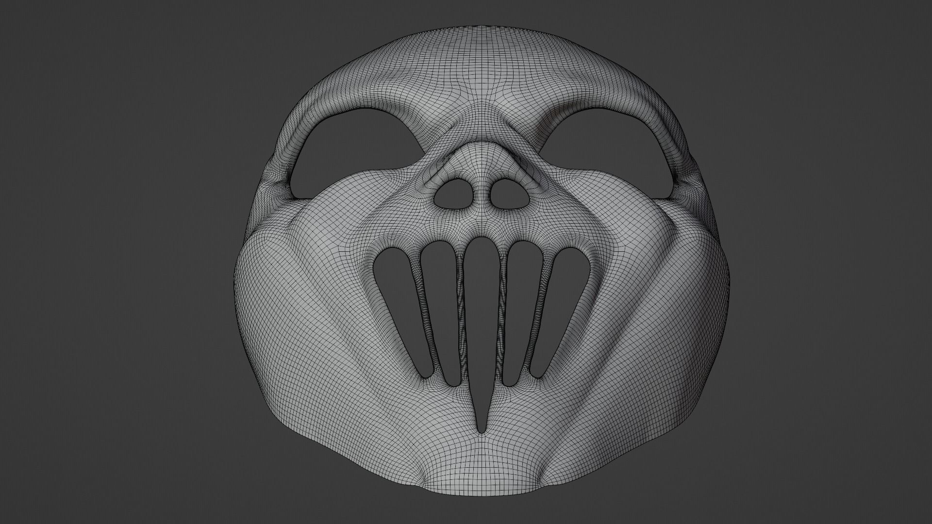 Horror Mask 3D model_7
