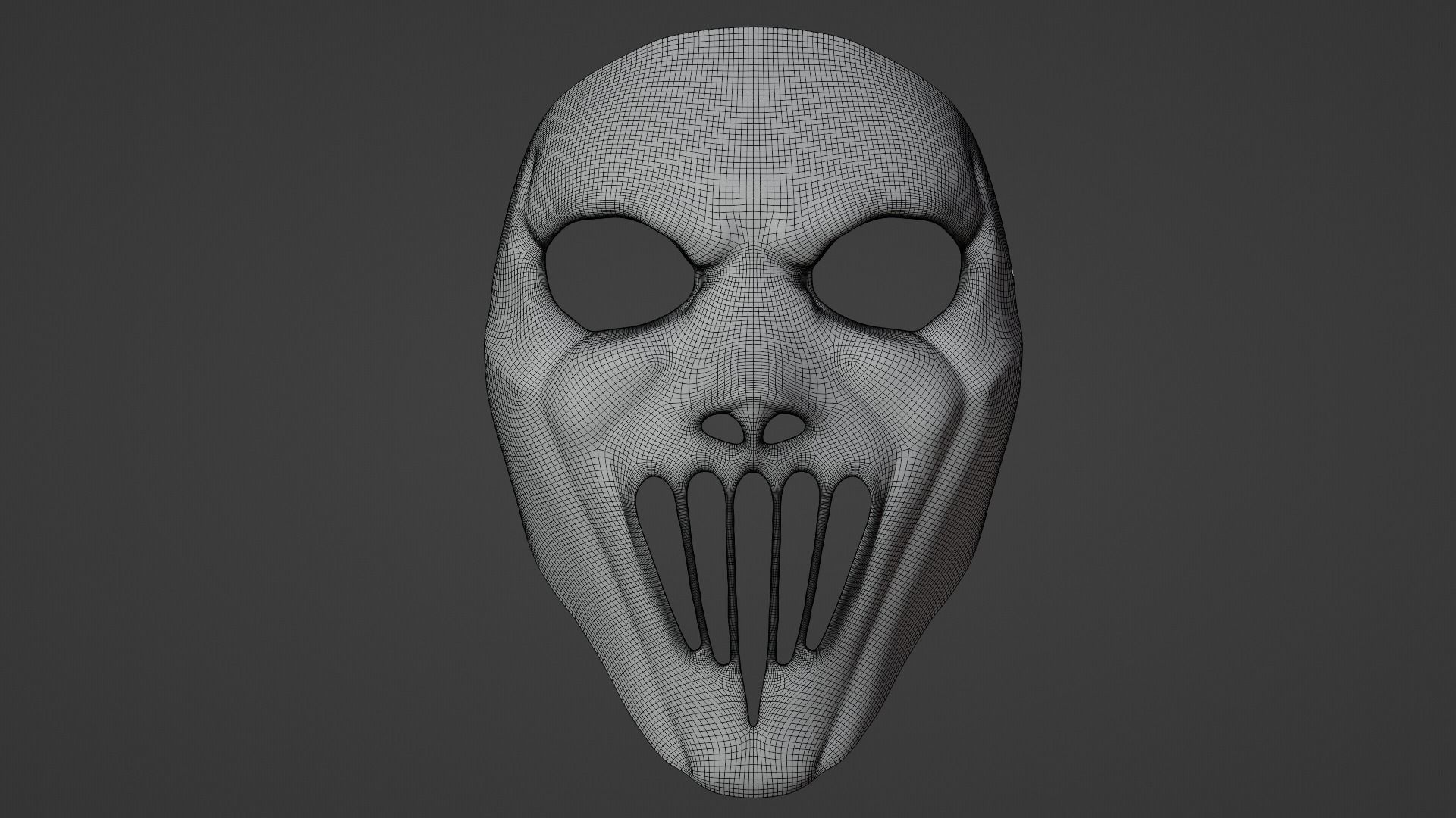 Horror Mask 3D model_5