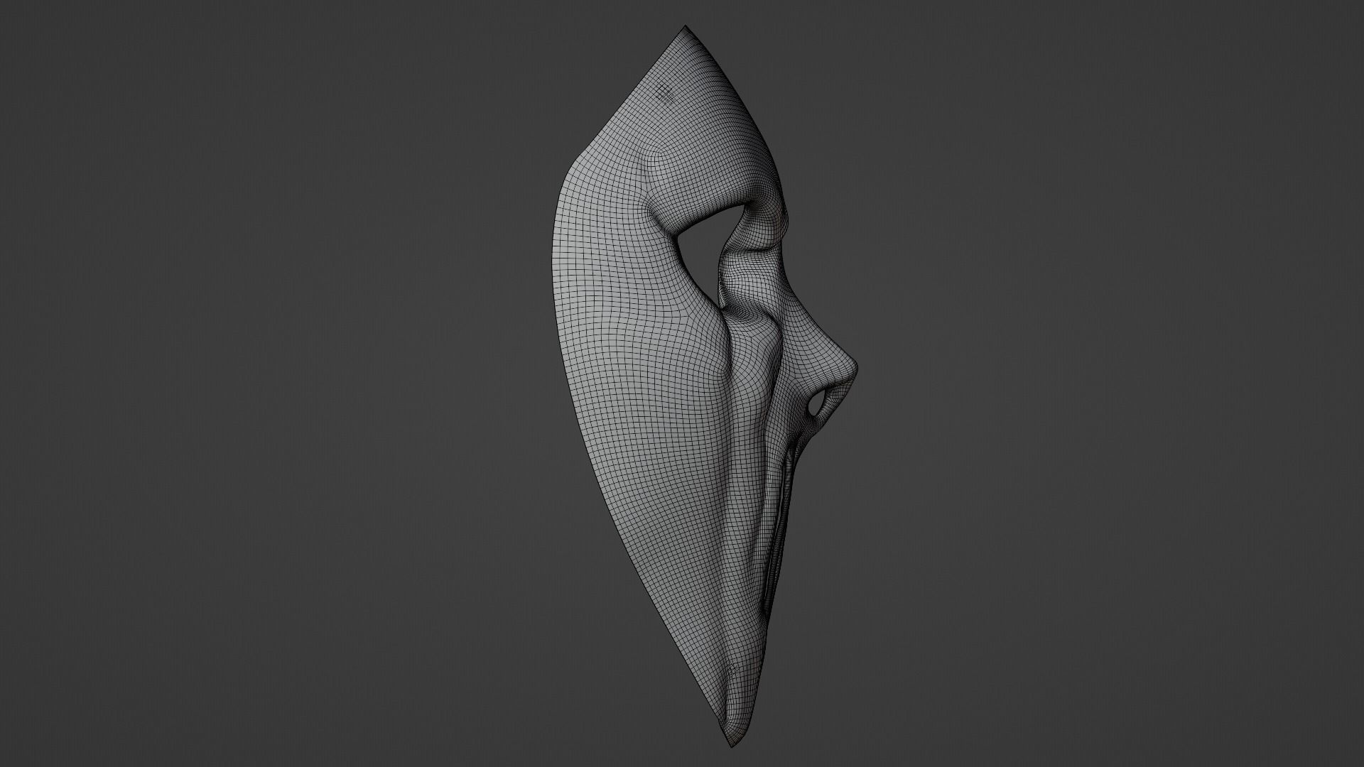 Horror Mask 3D model_6