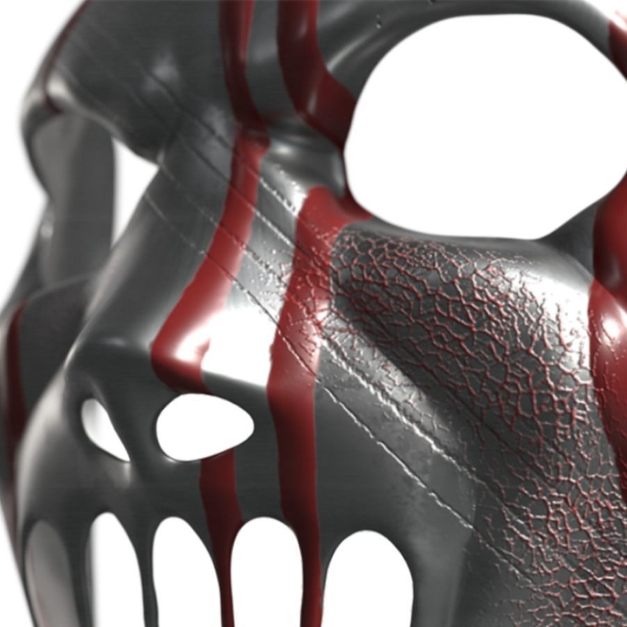 Horror Mask 3D model_2