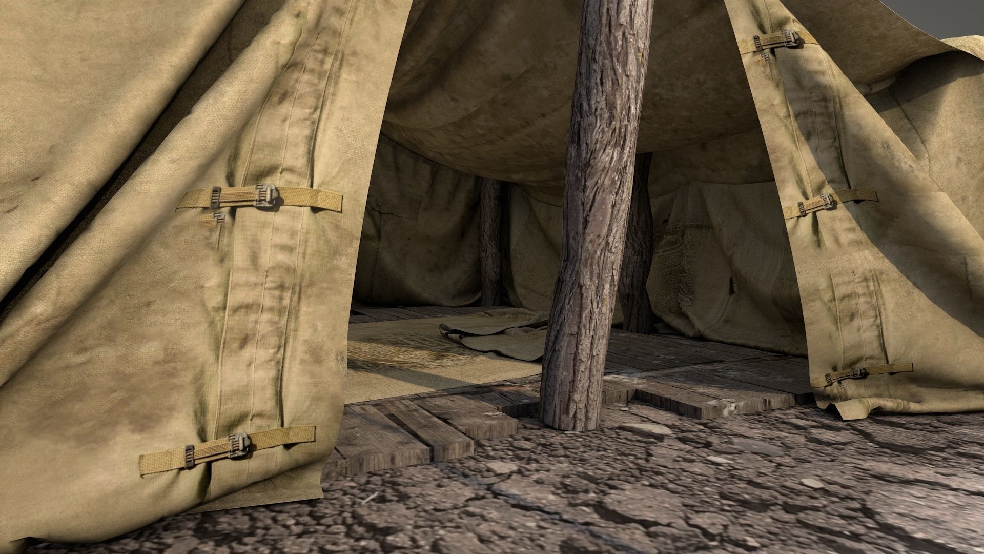 Survival Tent v1 3D model_10