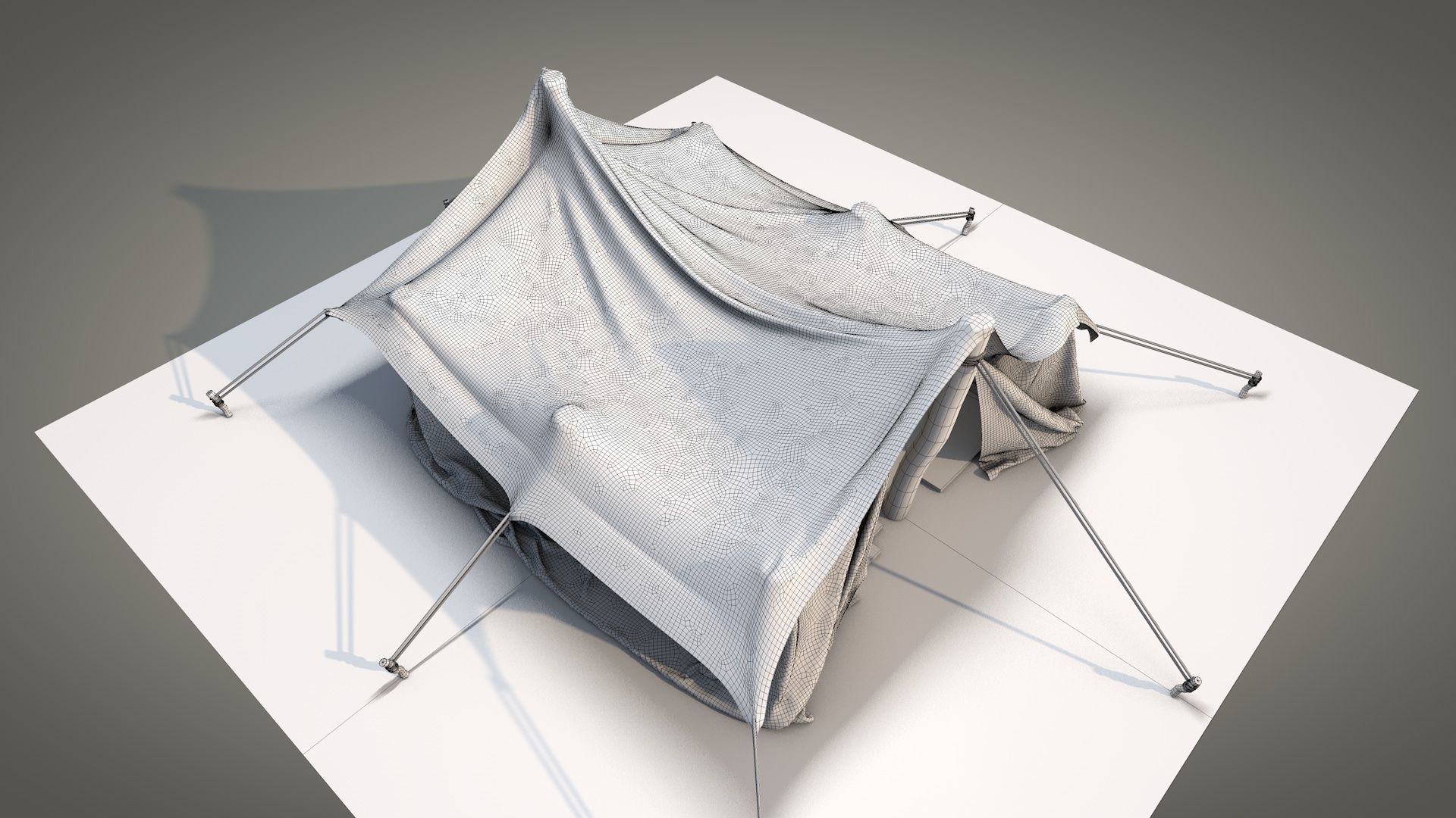Survival Tent v1 3D model_6