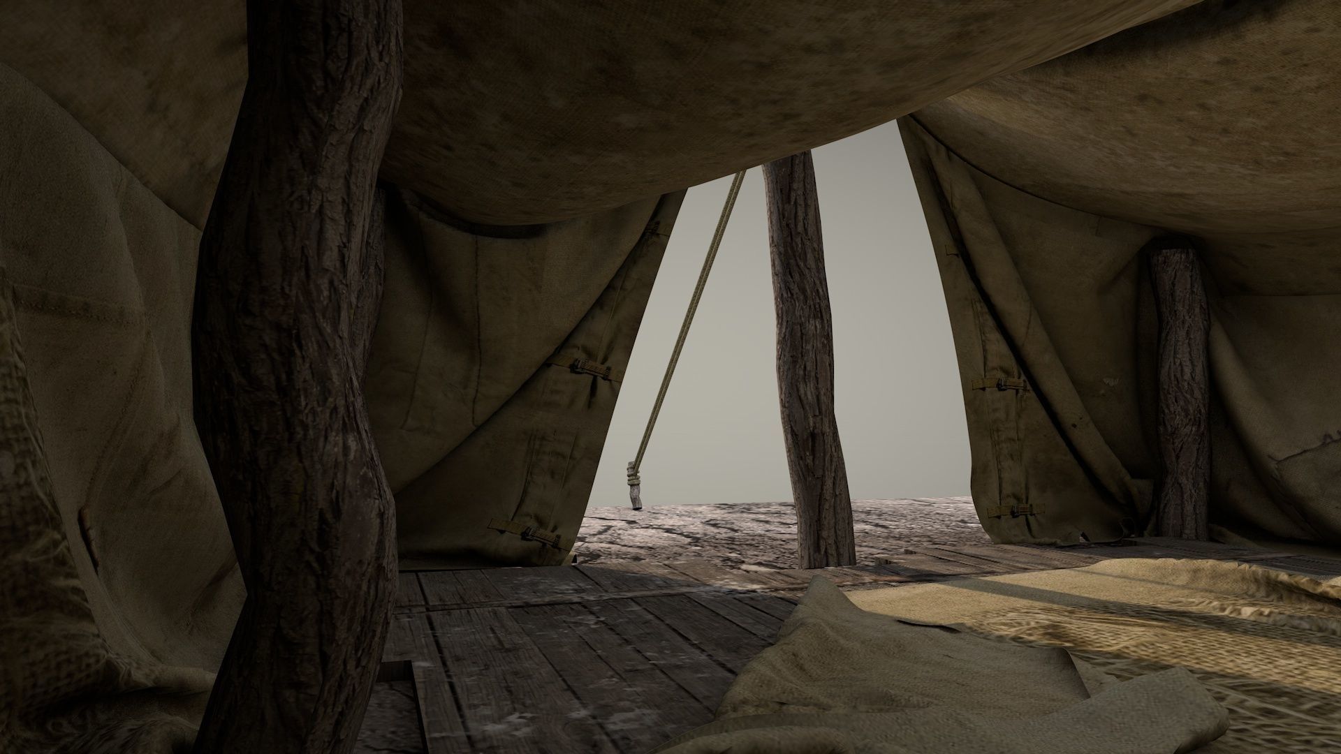 Survival Tent v1 3D model_12