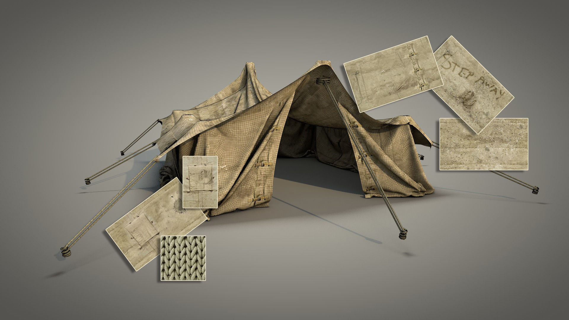 Survival Tent v1 3D model_18