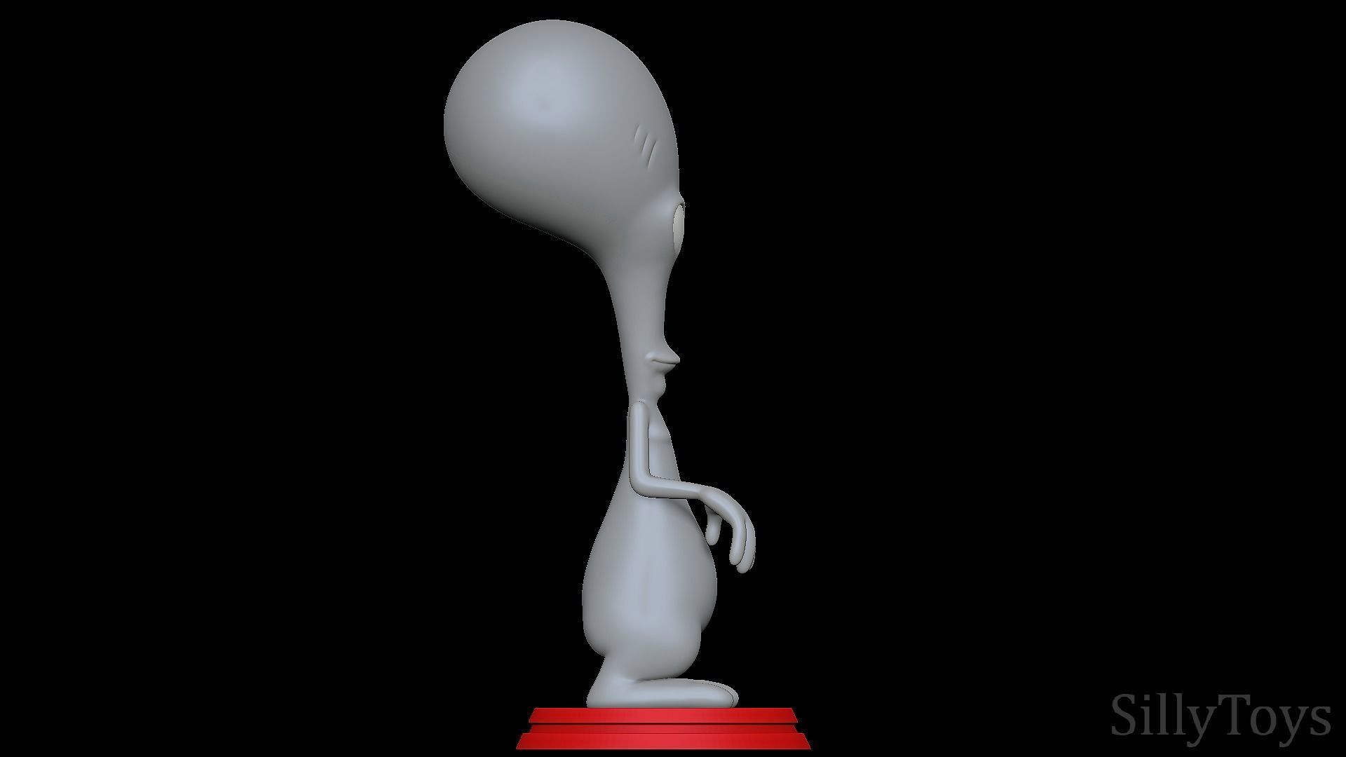 Roger - American Dad  3D print model_3
