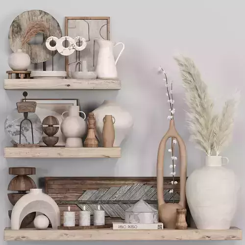 Decorative Set Rustic style 02