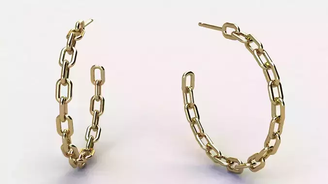Chain Earring size 35 mm