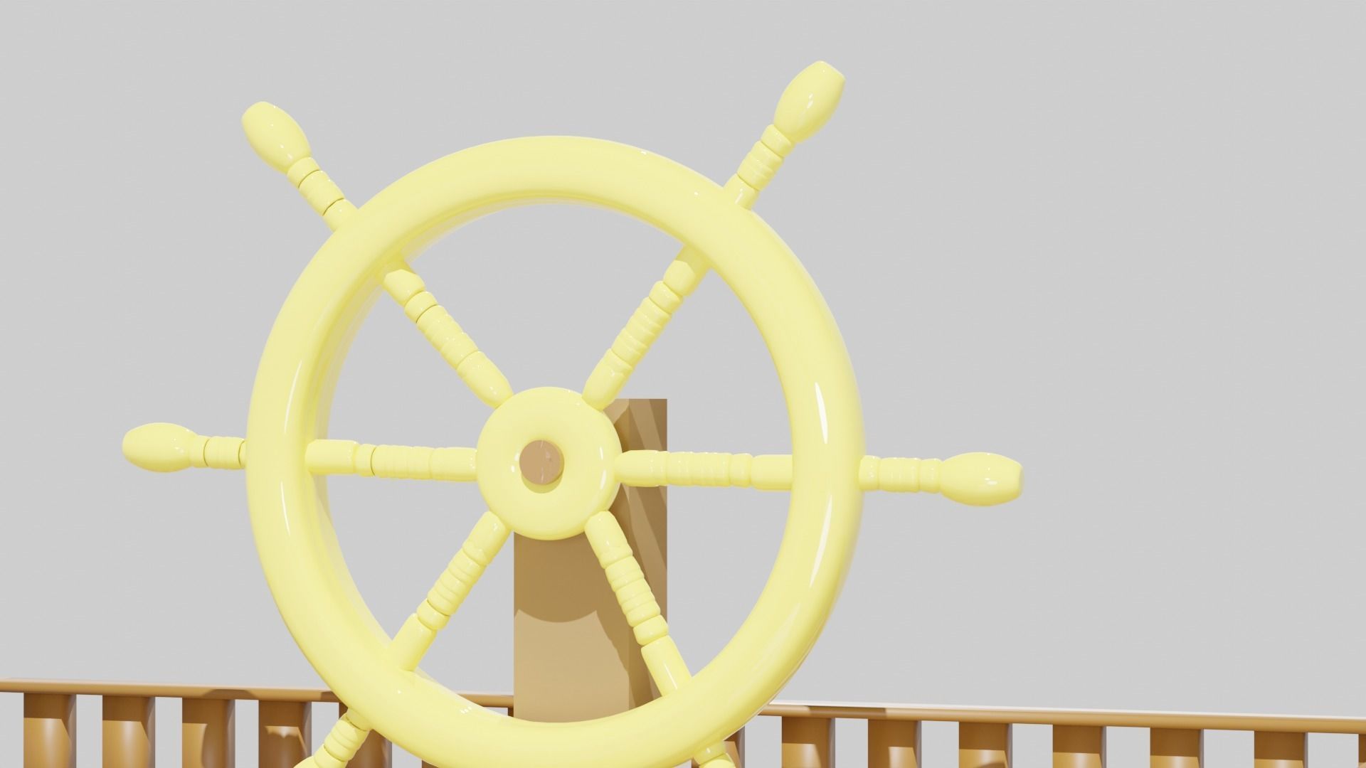 Pirate ship bed 3D model_5