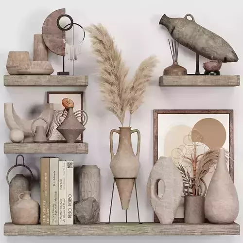 Decorative Set Rustic style 04