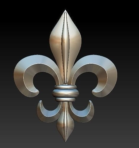 Lis Flower - Fleur de Lis 3D print model