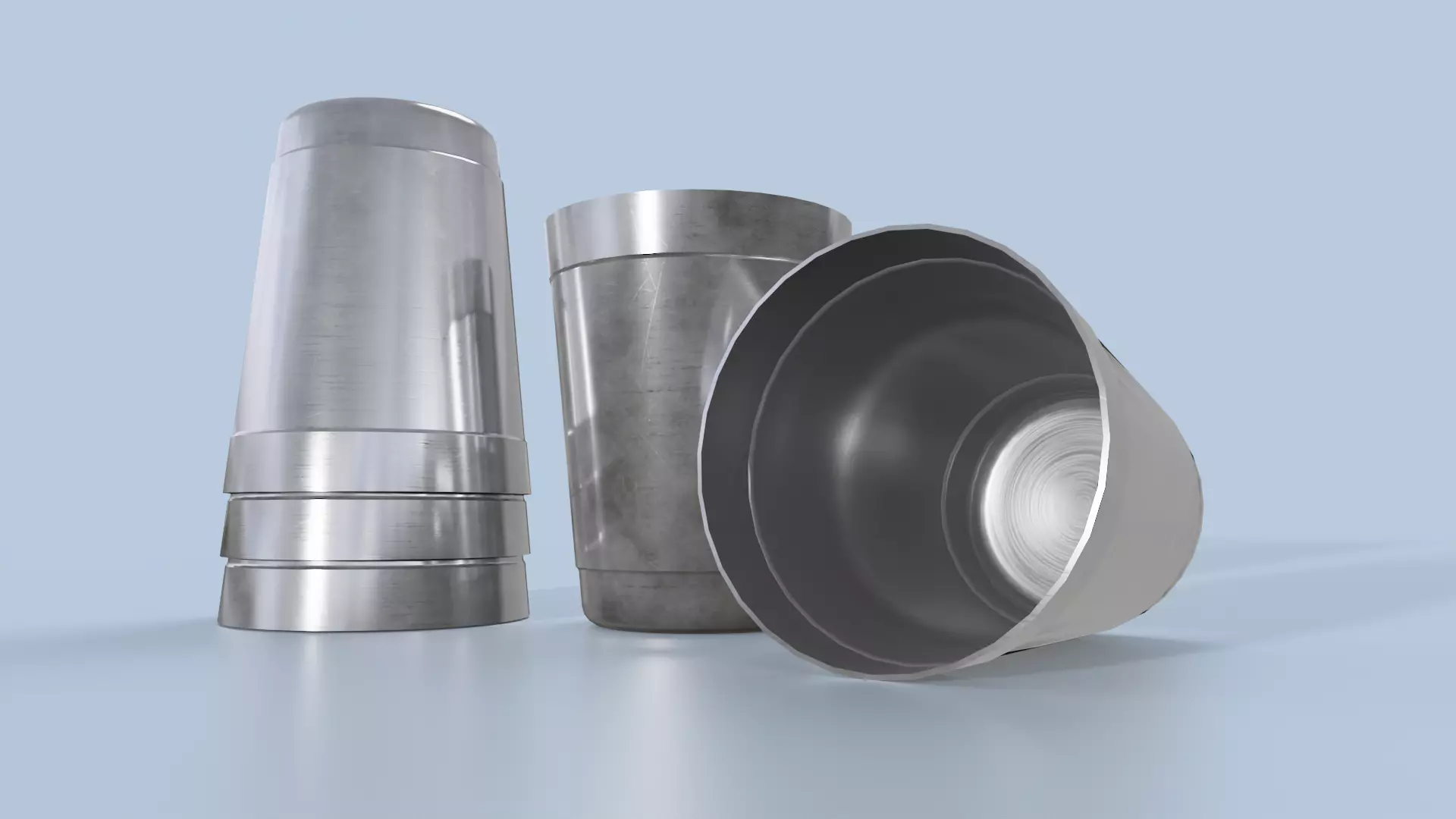 Brazilian Aluminum Cup Free low-poly 3D model
