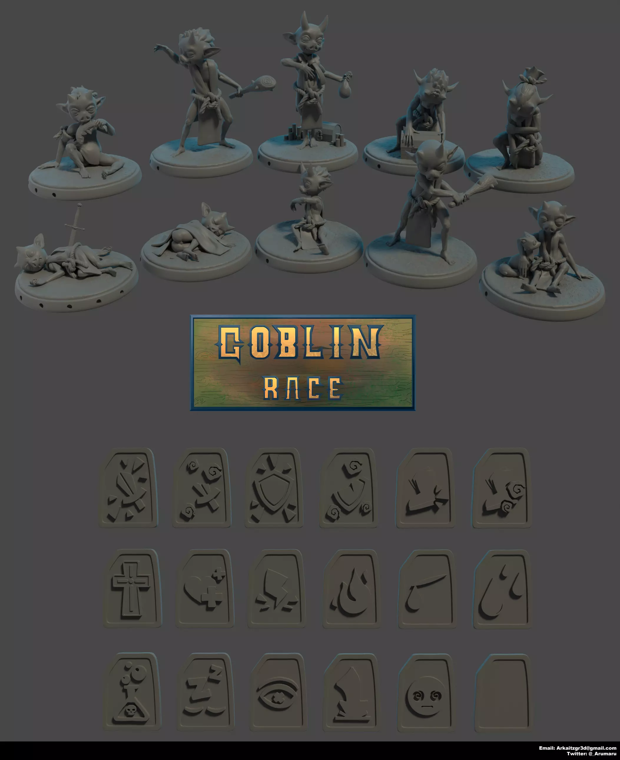 DnD Goblins 3D print model