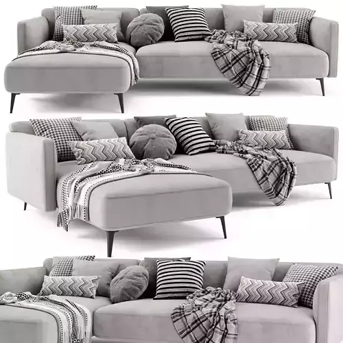 BoConcept Modena Chaise Longue Sofa 3D model