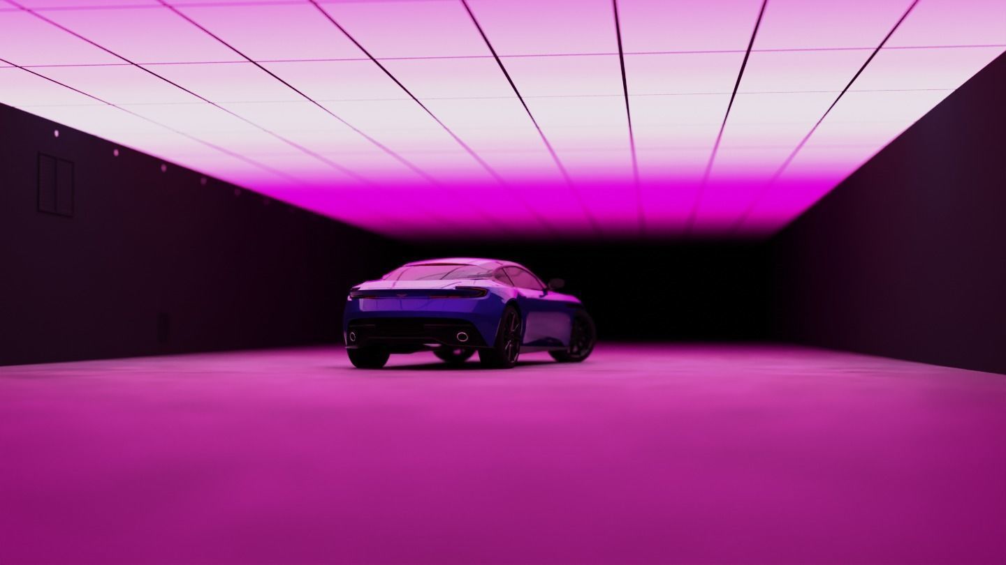 Unbox Therapy BatCave Studio Environment Low-poly 3D model_1