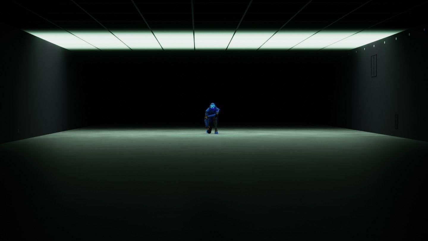 Unbox Therapy BatCave Studio Environment Low-poly 3D model_13