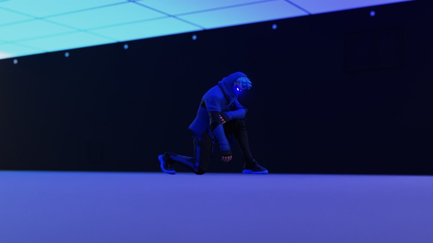 Unbox Therapy BatCave Studio Environment Low-poly 3D model_14