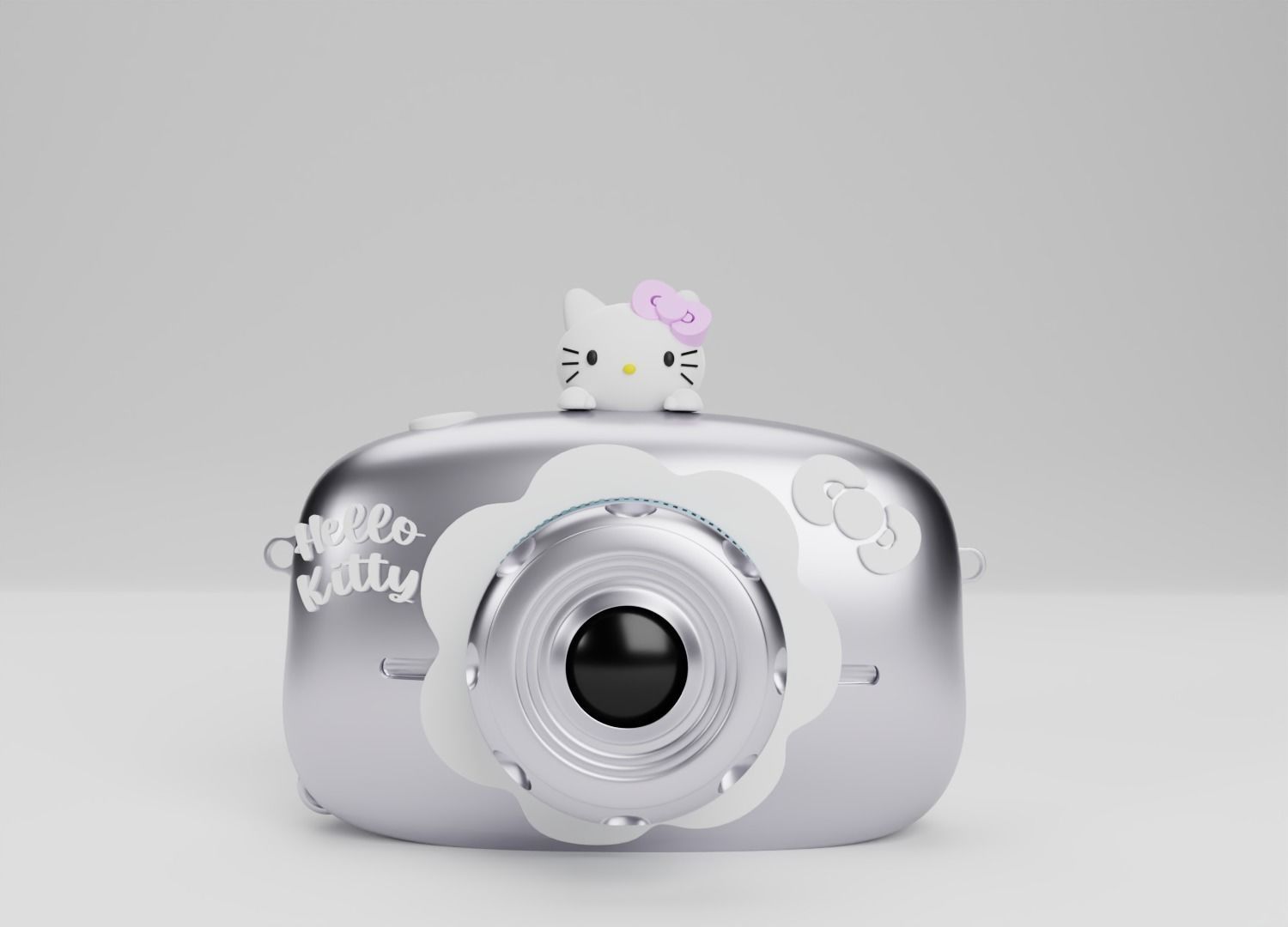 Hello Kitty Camera Model 3D model_9