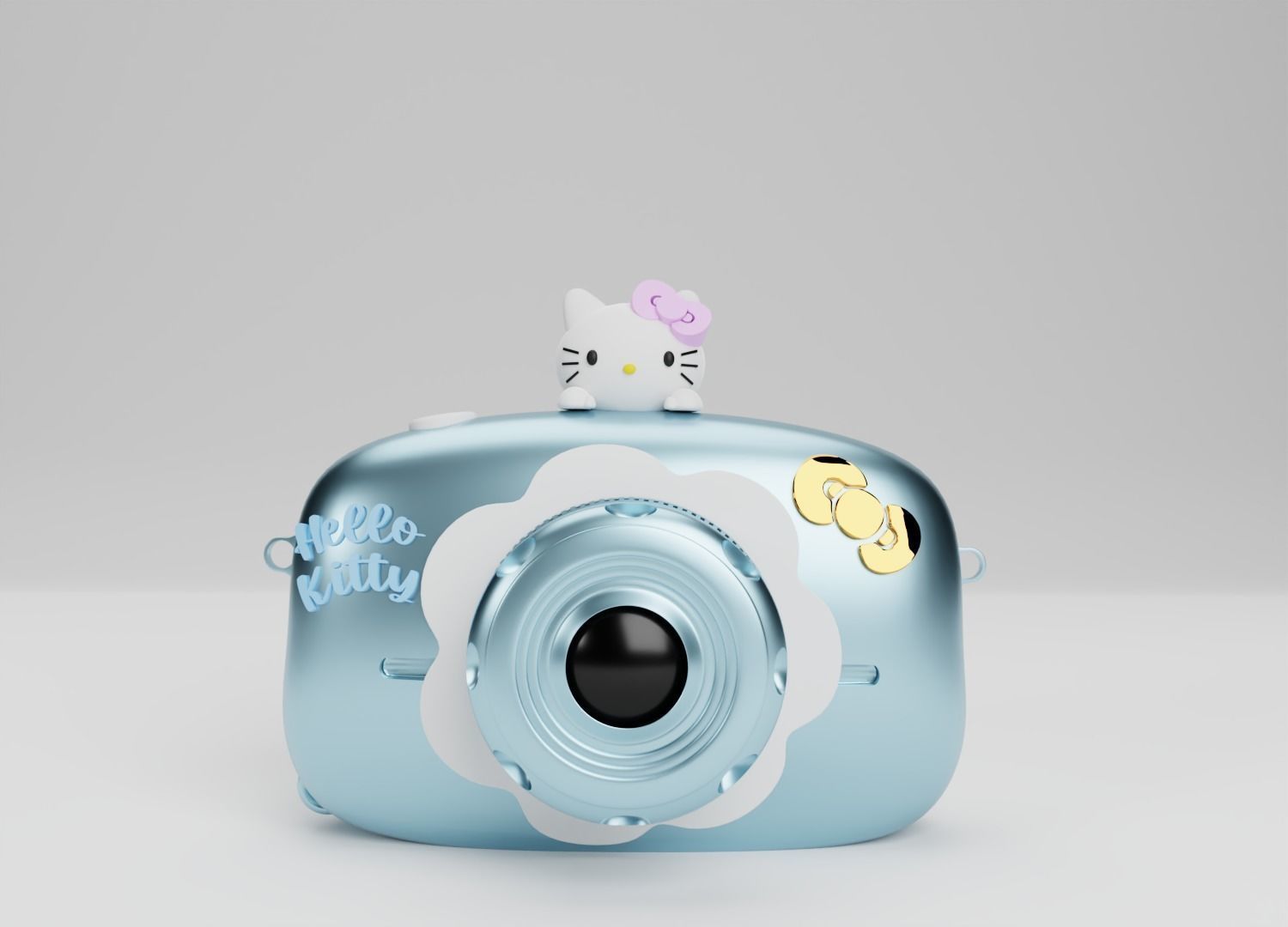Hello Kitty Camera Model 3D model_7