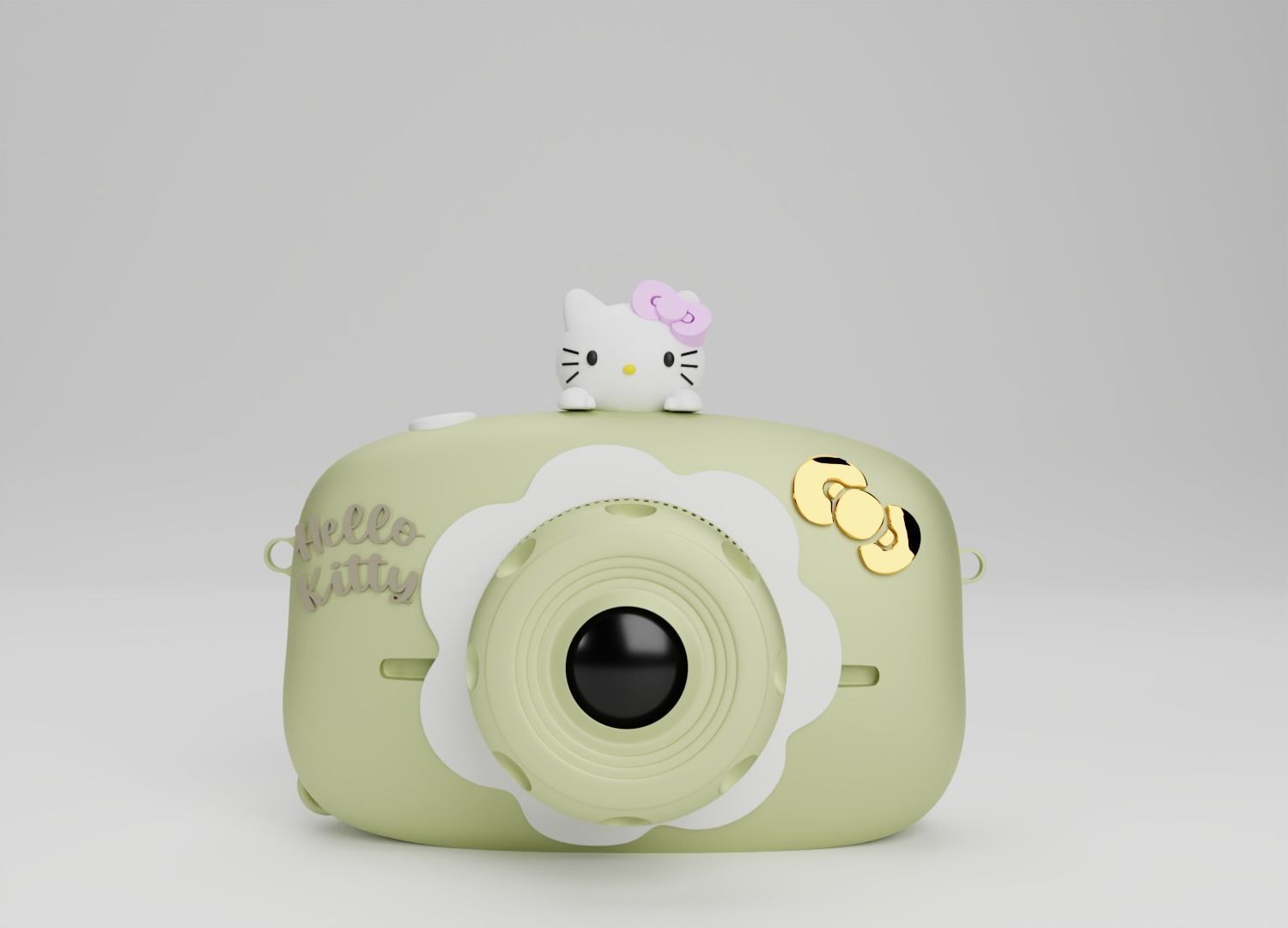 Hello Kitty Camera Model 3D model_8