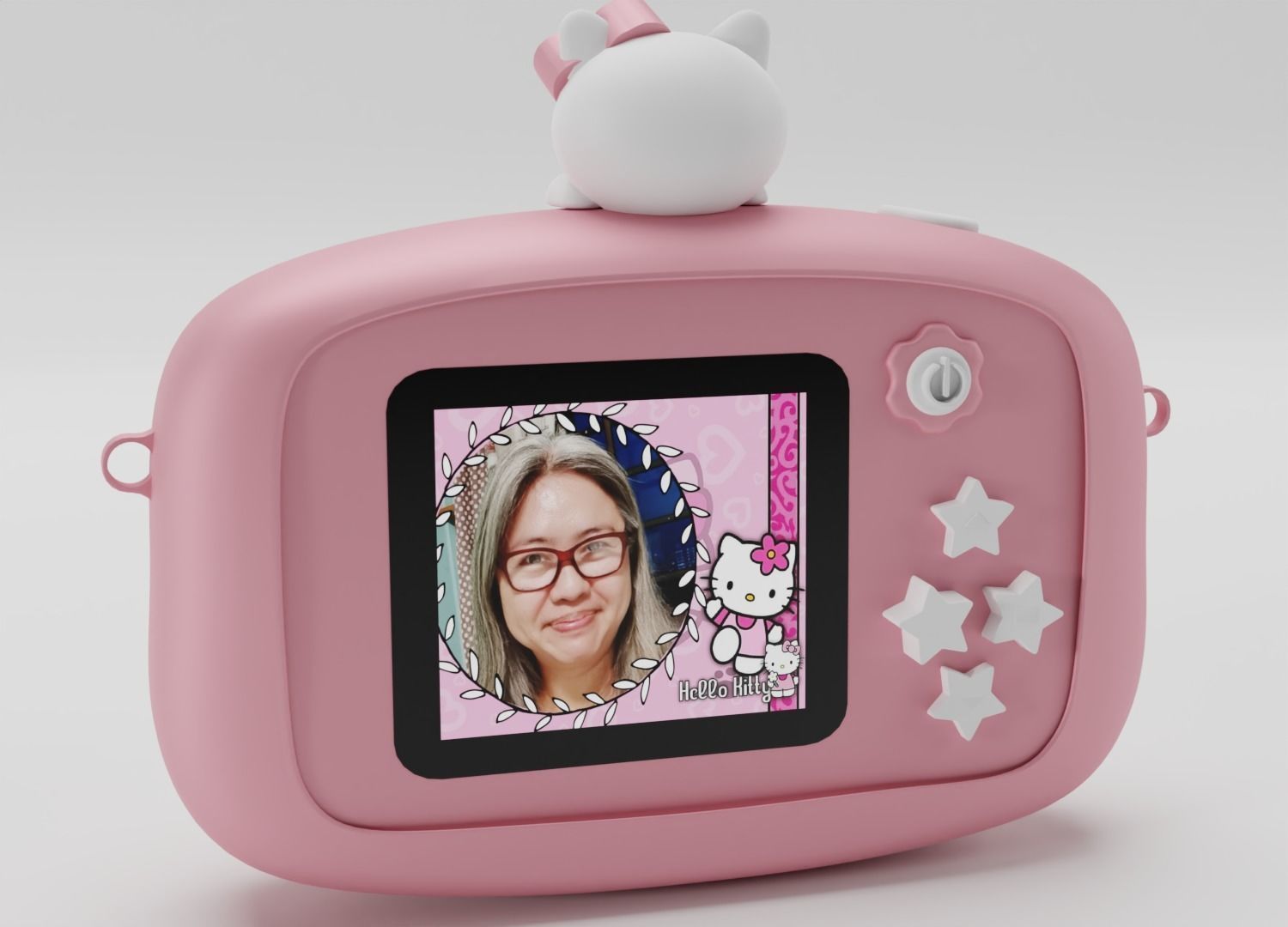 Hello Kitty Camera Model 3D model_3