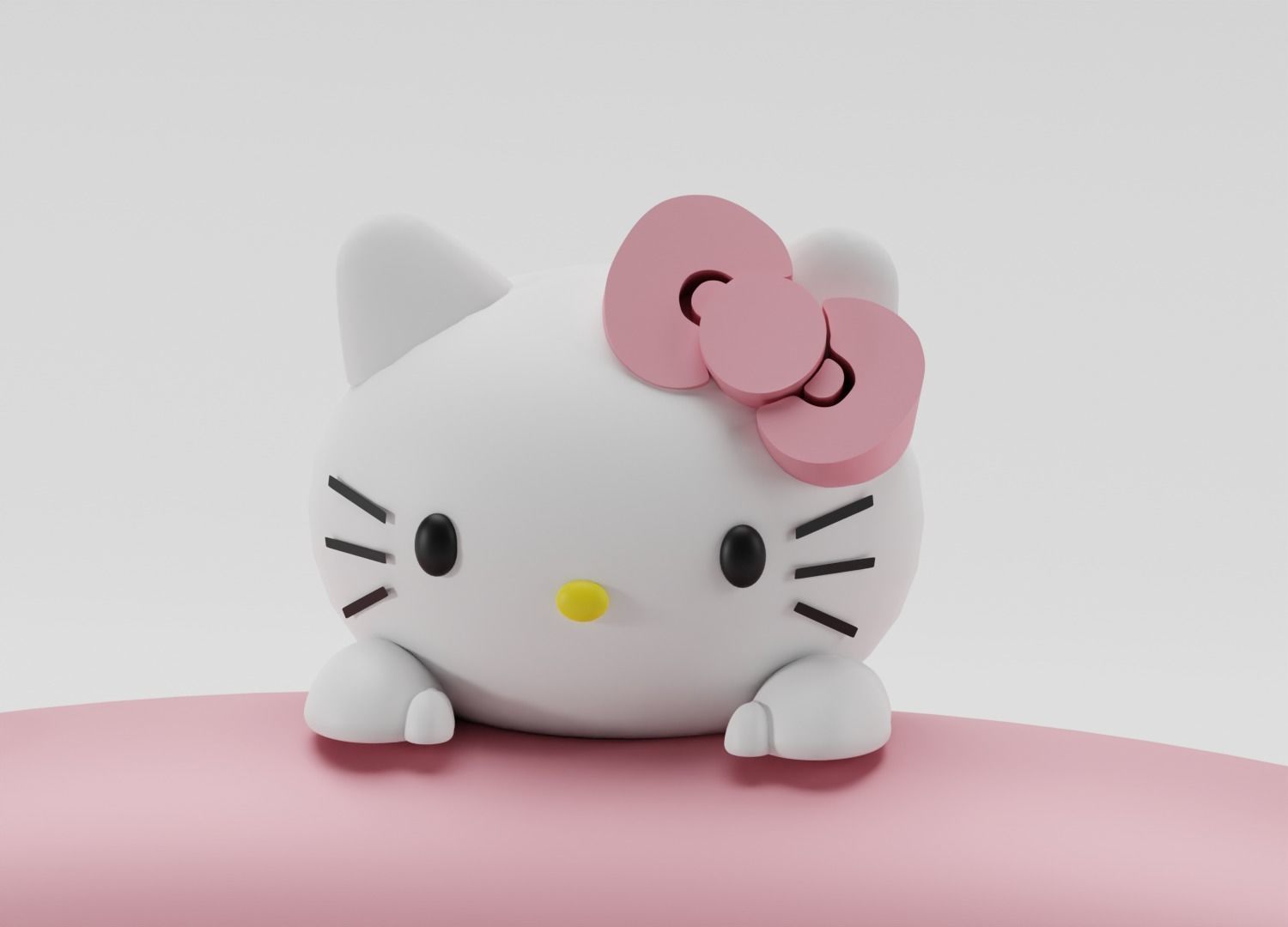 Hello Kitty Camera Model 3D model_4