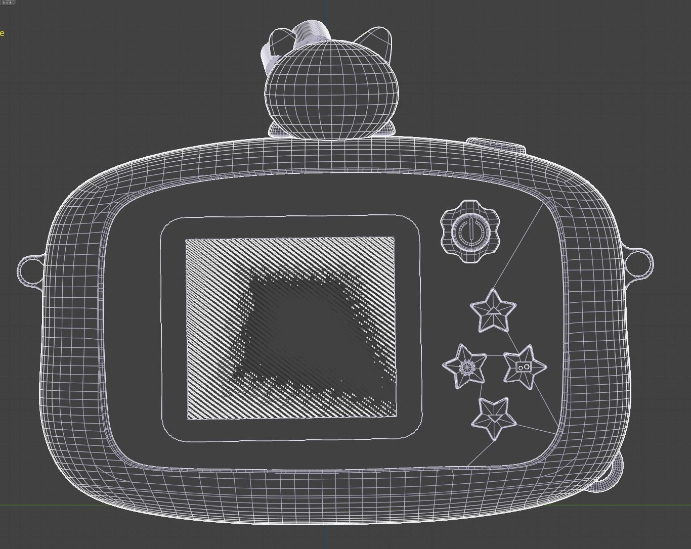 Hello Kitty Camera Model 3D model_10