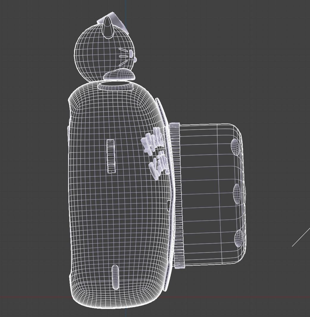 Hello Kitty Camera Model 3D model_12