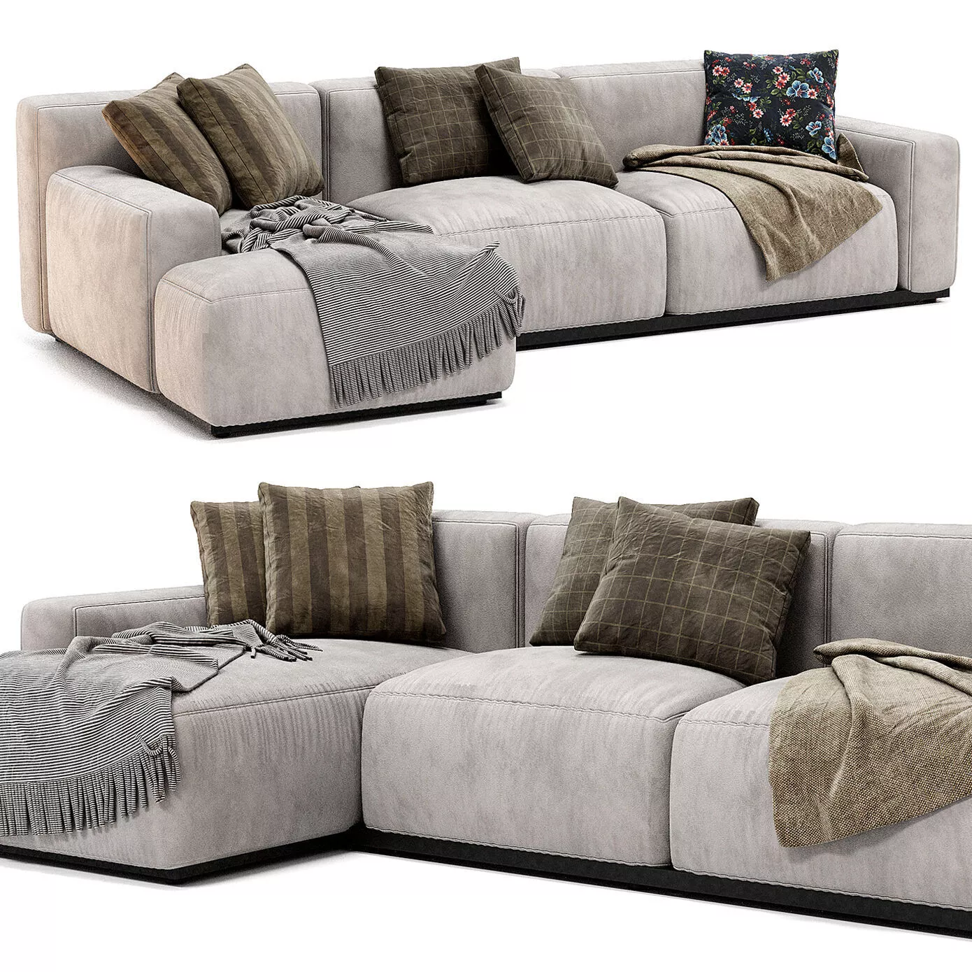Jesse Daniel Chaise Longue Sofa 3D model