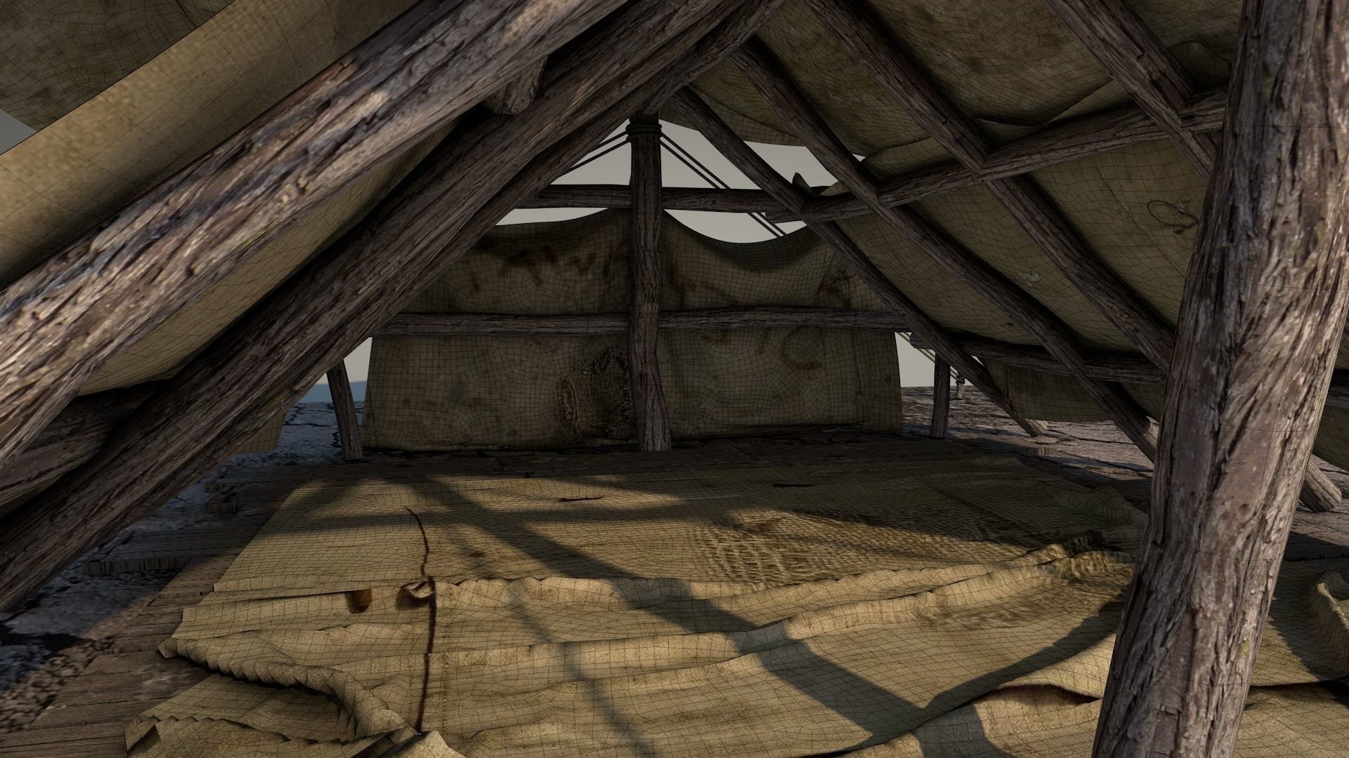 Survival Tent v2 3D model_17