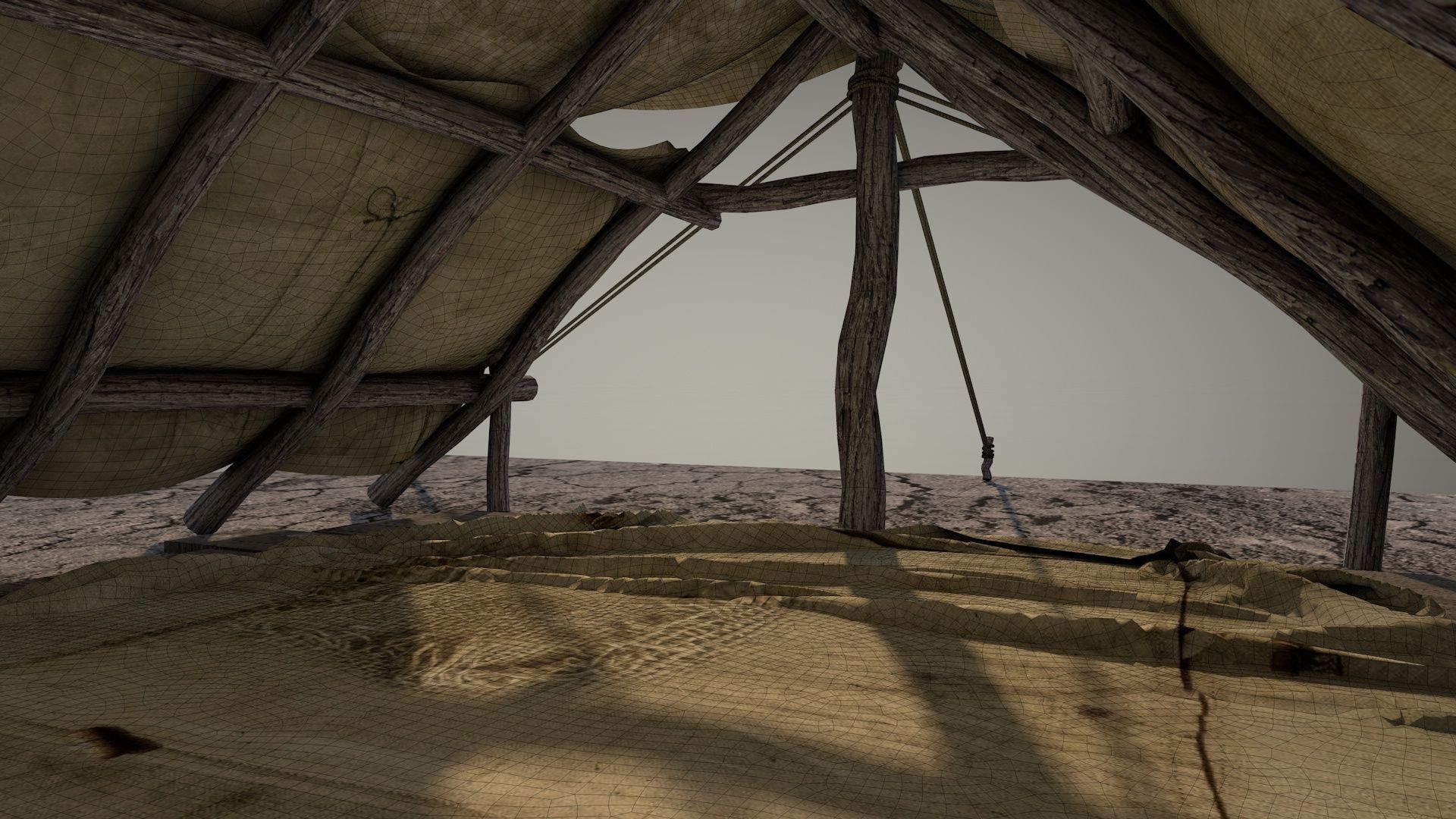 Survival Tent v2 3D model_19